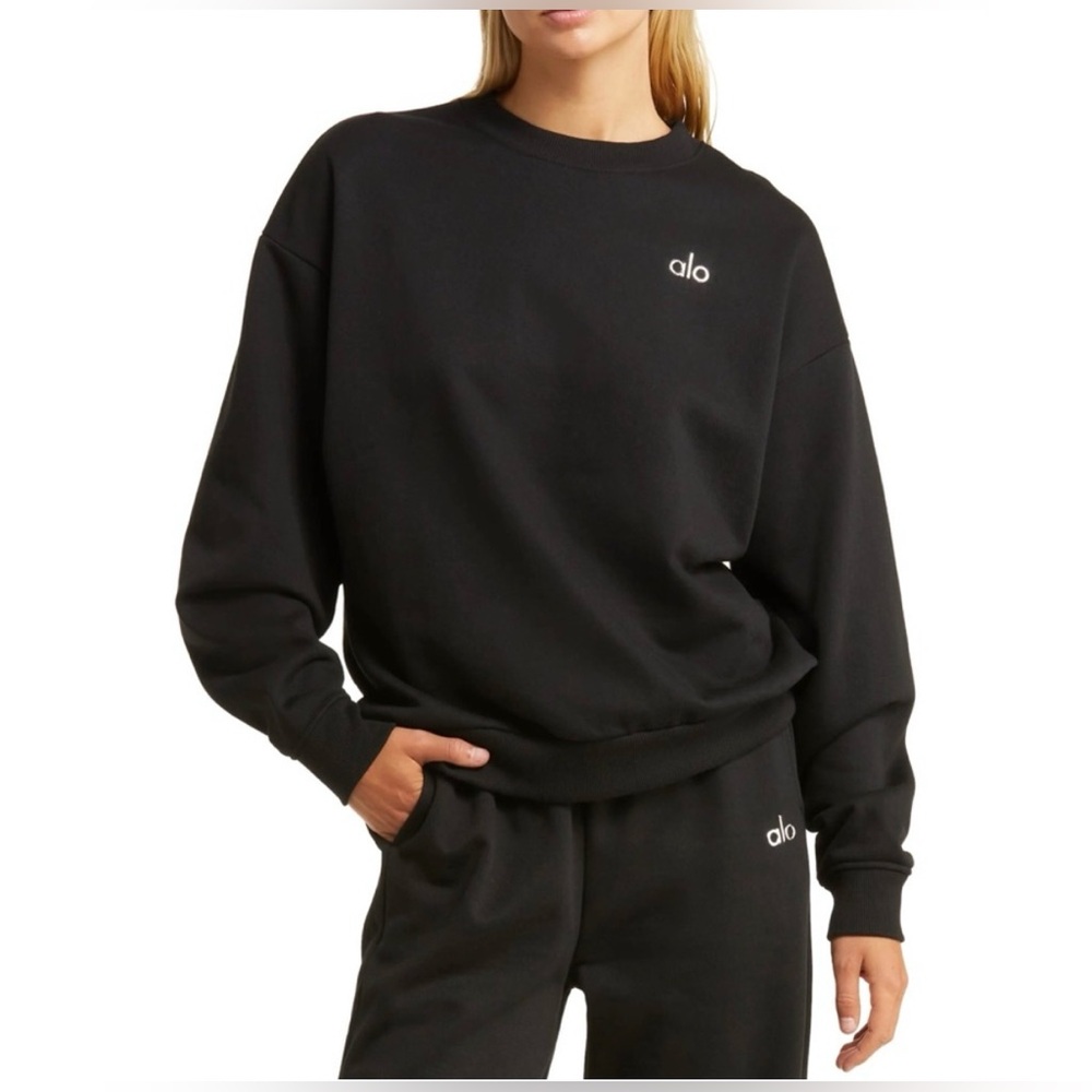 Alo Accolade Sweat Set in Black